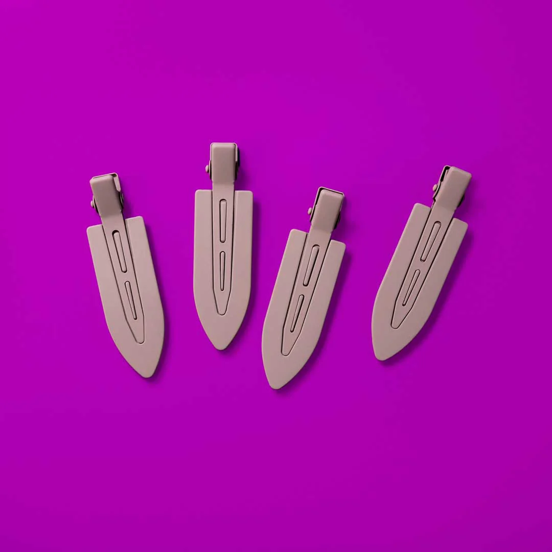 Brown Matte Creaseless Clips - Image 3