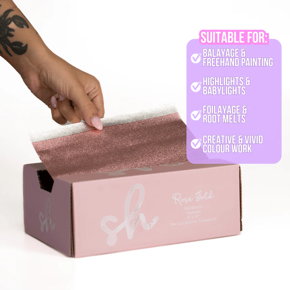 EXTRA Wide Textured Rose Gold Pop Up Foil - Image 5